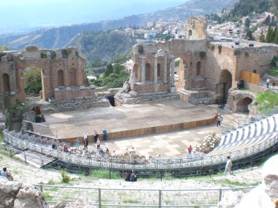 The Amphitheater of Taormina.
